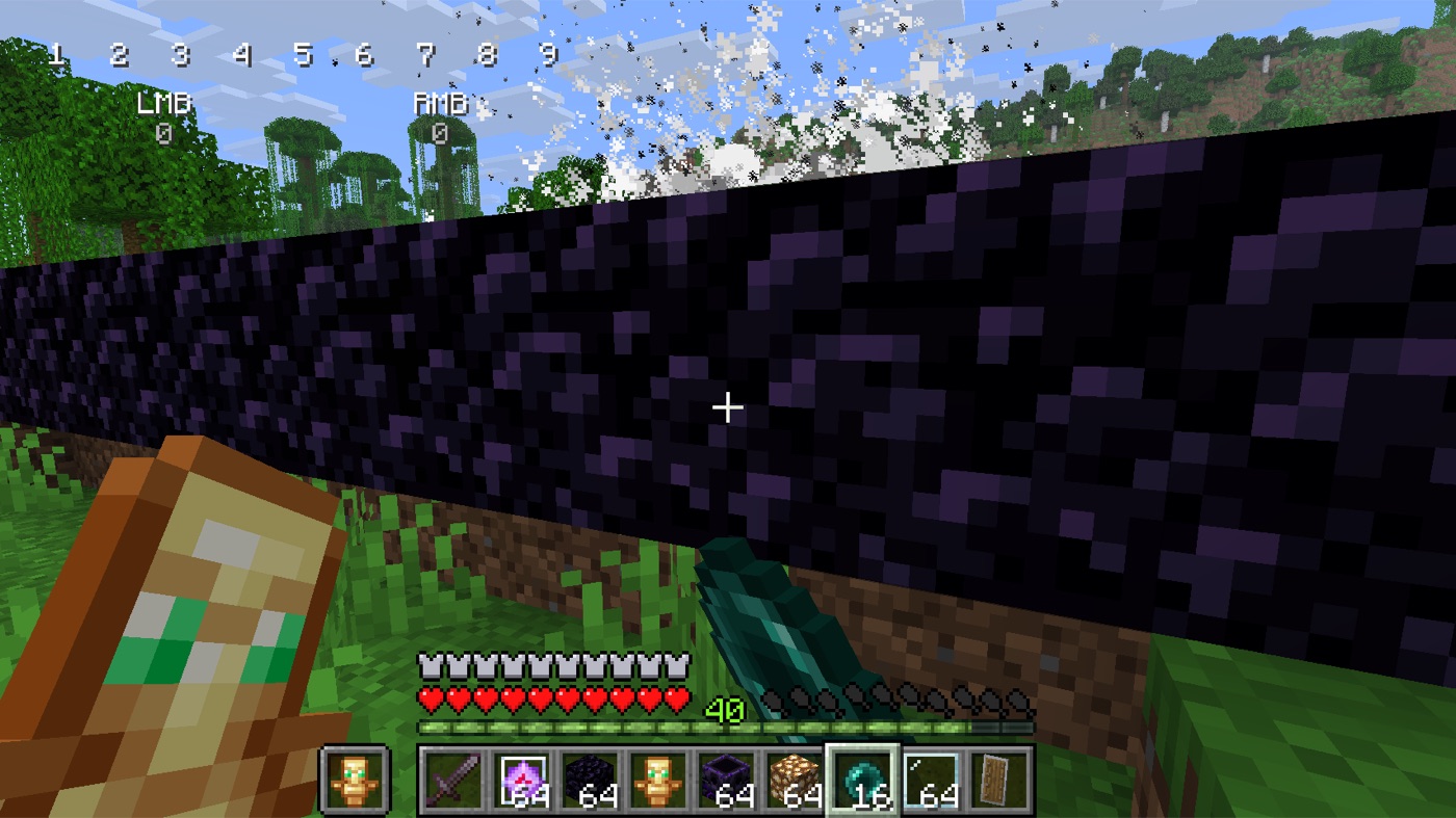 Aurora's HUD during a crystal fight